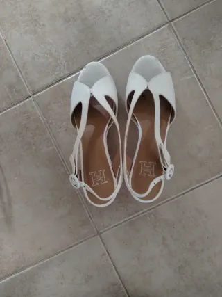 Sandali bianchi Horous n. 40