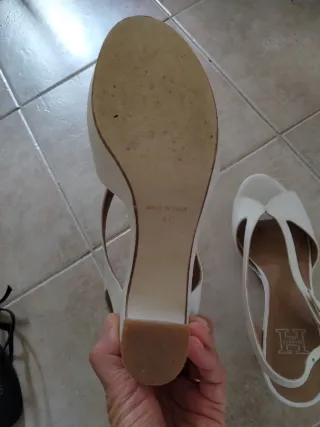 Sandali bianchi Horous n. 40