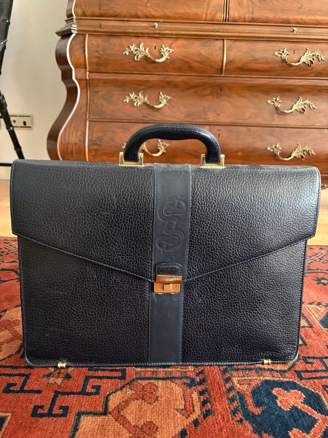 Maletín de trabajo piel negro