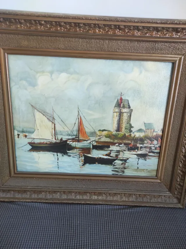 Pintura Tour Solidor por E. Domingo