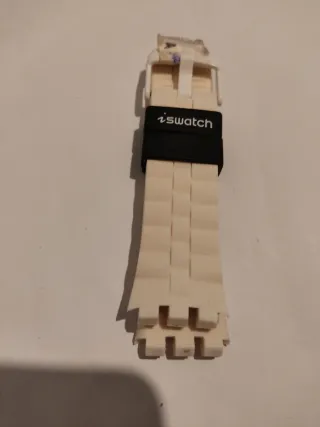 Correa Swatch Negra y Blanca