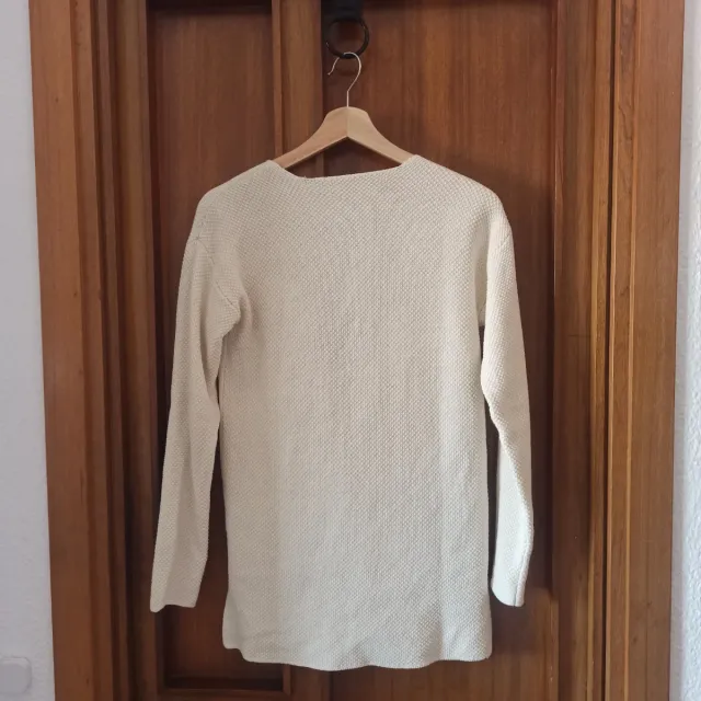 Cardigan largo beige talla única