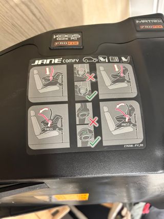 Seggiolino auto per bambini Base Isofix Jane Comfy