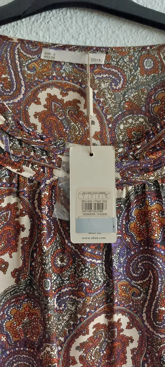 Vestido Sfera Talla S Estampado