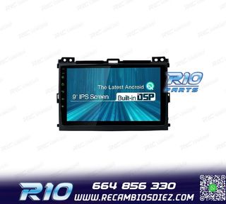 RADIO GPS ANDROID 12 PARA TOYOTA LAND CRUISER 02-09