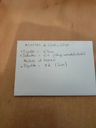 Abrigo! Chaquetón 3/4 de piel marrón.