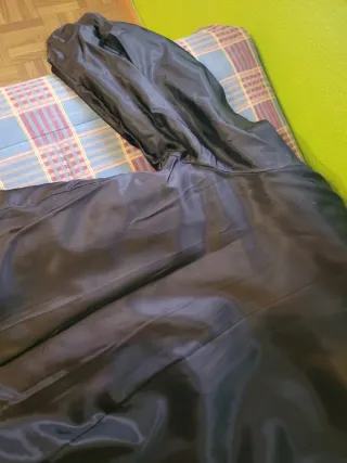 Abrigo! Chaquetón 3/4 de piel marrón.