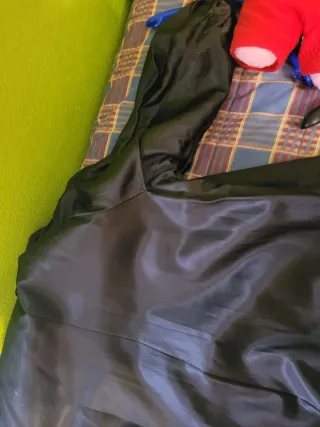 Abrigo! Chaquetón 3/4 de piel marrón.