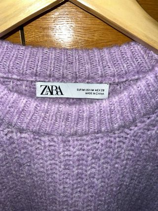 Jersey malva Zara