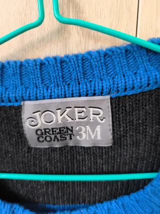 Jersey Hombre Green Coast Rayas Azul/Gris Talla M