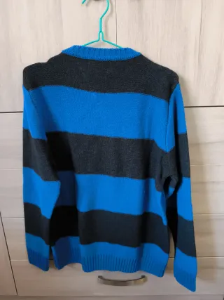 Jersey Hombre Green Coast Rayas Azul/Gris Talla M