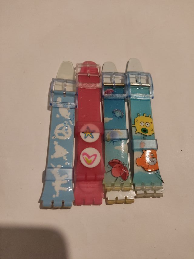 Correas Swatch de goma 17 mm.