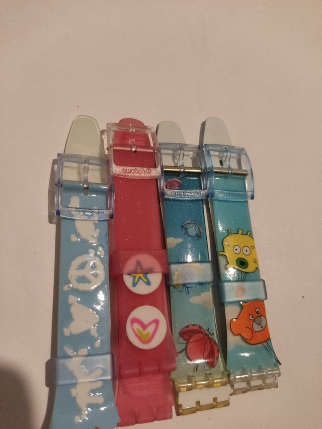 Correas Swatch de goma 17 mm.