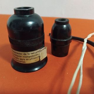 Portalámparas/casquillos de Baquelita y Cerámica