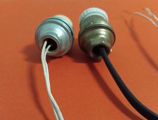 Portalámparas/casquillos de Baquelita y Cerámica