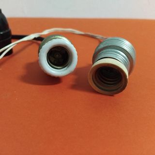 Portalámparas/casquillos de Baquelita y Cerámica