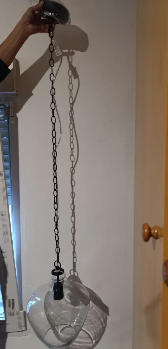 Lámpara colgante cristal diseño