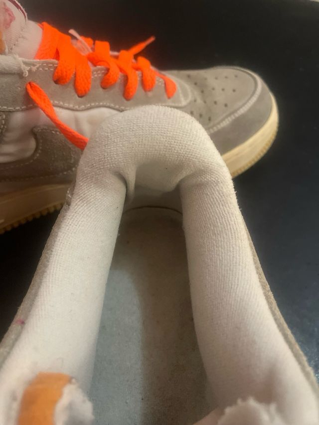 Nike Air Force 1 Gris y Blanco