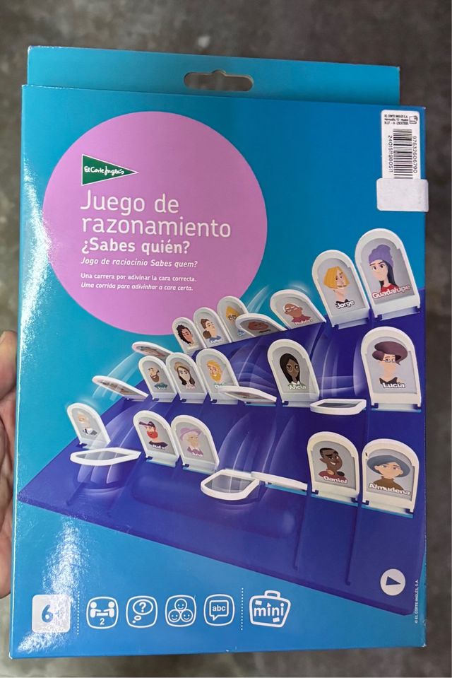 Juego de mesa ¿Sabes quién? El Corte Inglés