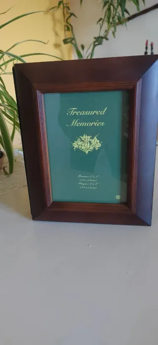 Album de fotos con portada madera