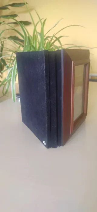 Album de fotos con portada madera