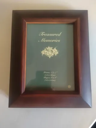 Album de fotos con portada madera