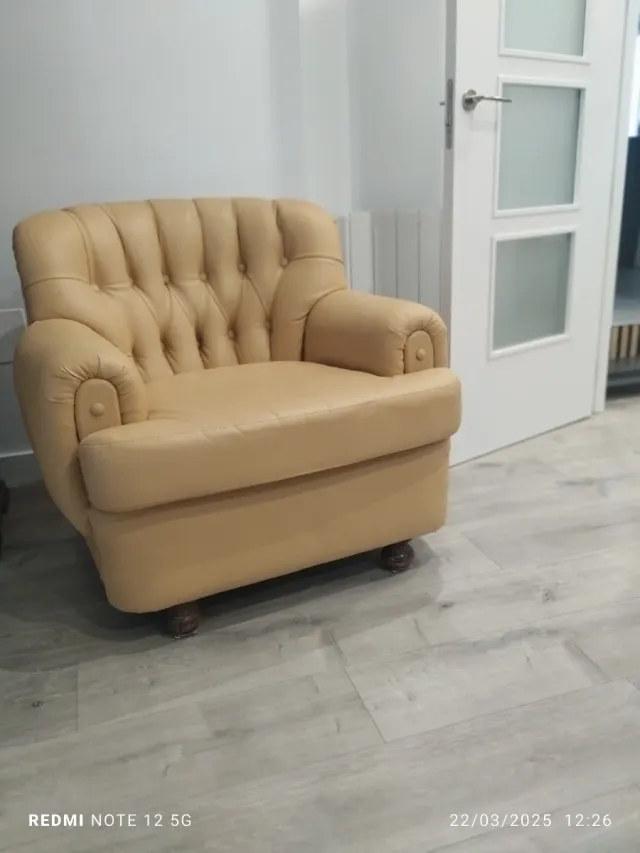 Sillon Vintage Beige