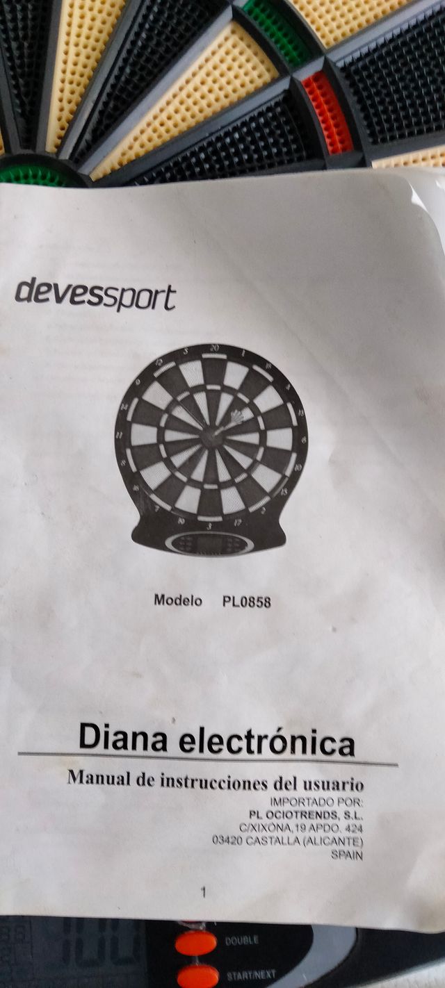 Diana electrónica Devessport PL0858