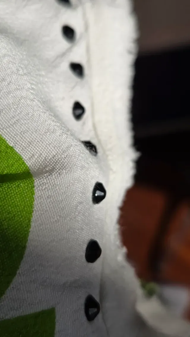 Vestito bianco e nero con stampa