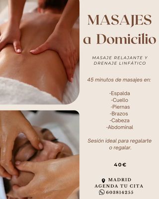 Servicios de masaje y belleza