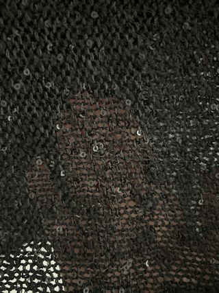 Jersey Stradivarius lentejuelas negro S