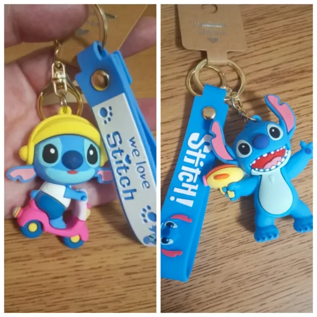 Set di 2 portachiavi Stitch