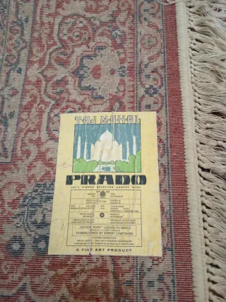 Tappeto orientale Taj Mahal in lana e seta