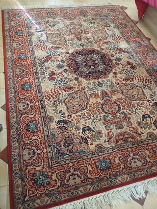 Tappeto orientale Taj Mahal in lana e seta