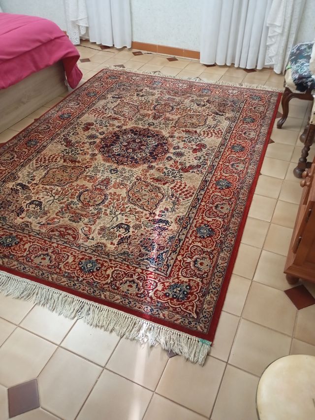 Alfombra Oriental Taj Mahal Lana seda