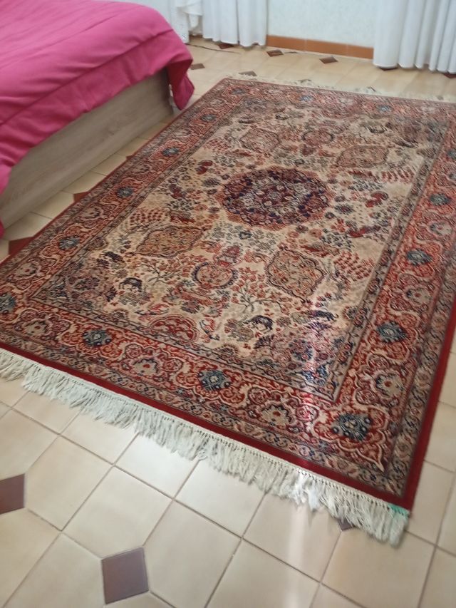 Alfombra Oriental Taj Mahal Lana seda