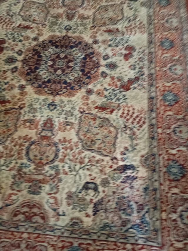 Alfombra Oriental Taj Mahal Lana seda