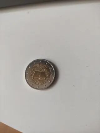 Moneda 2€ Tratado de Roma 2007