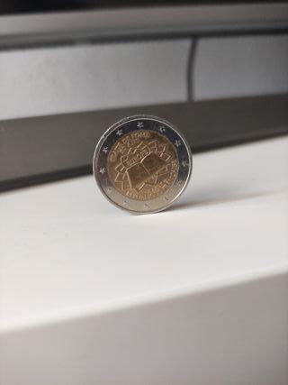 Moneda 2€ Tratado de Roma 2007