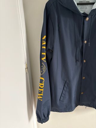 Cortavientos Salty Crew Azul Talla L