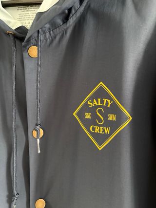 Cortavientos Salty Crew Azul Talla L
