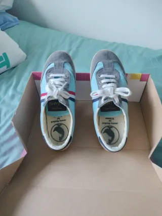 Zapatillas El Ganso Azul y Gris