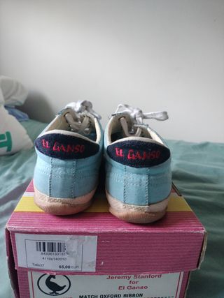 Zapatillas El Ganso Azul y Gris