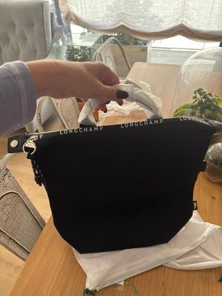 Mochila Longchamp Le Pliage Negra