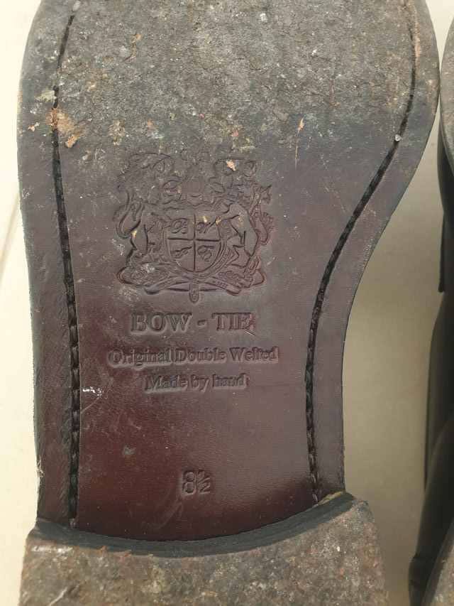 Mocasines Bow-Tie Negro Talla 42.5