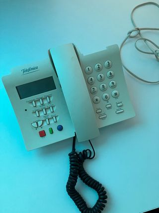 Teléfono fijo antiguo Telefonica