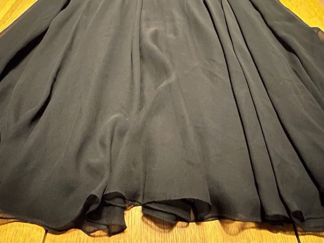 Vestido negro fiesta t. L