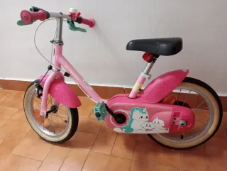 Bicicleta infantil rosa Decathlon