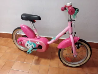 Bicicleta infantil rosa Decathlon