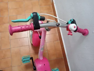 Bicicleta infantil rosa Decathlon